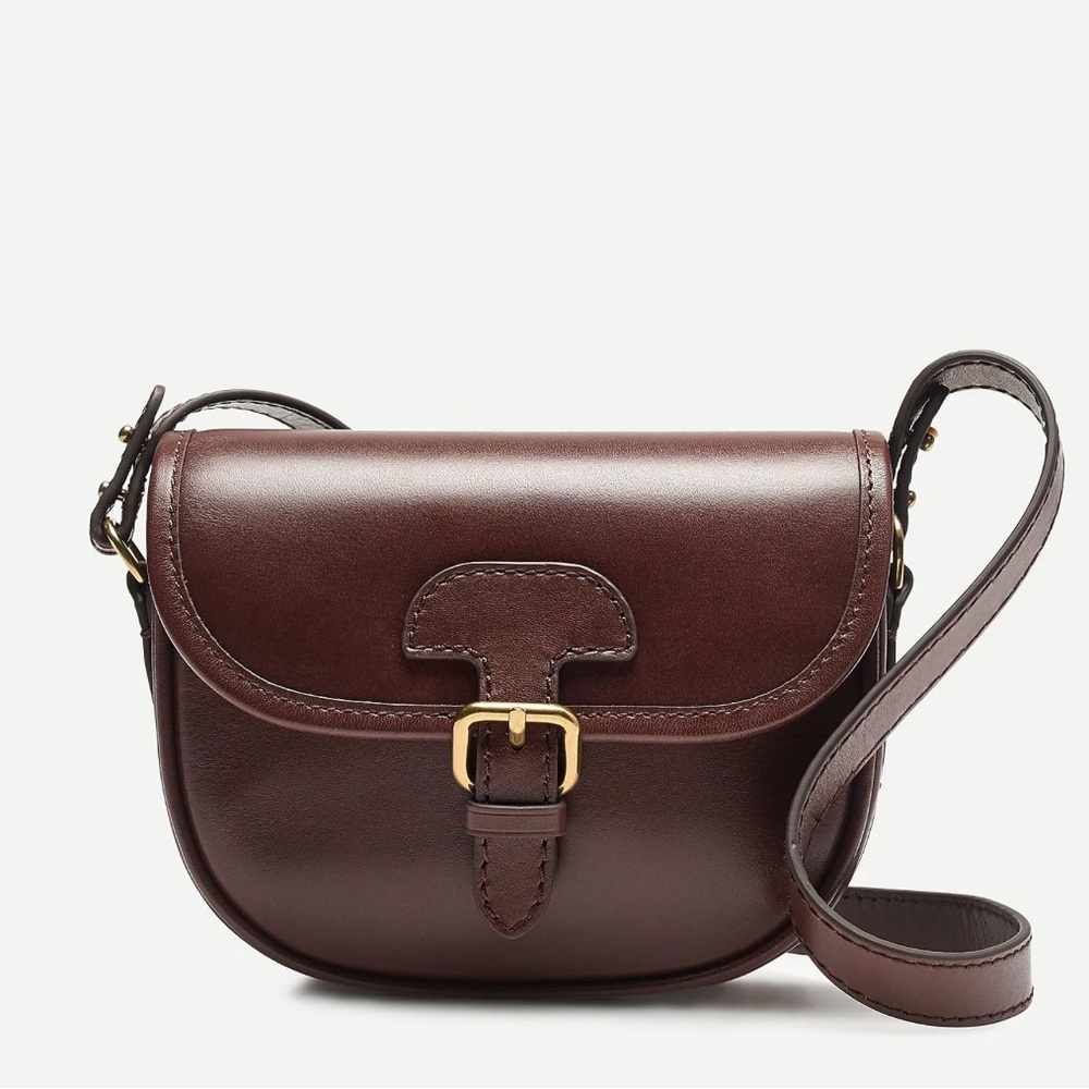 Women’s J.Crew Classic small saddle bag in leather